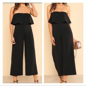 SALES ❗️Black Sleeveless Tube Jumpsuit